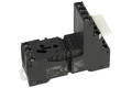 Relay socket; GZM4-BK; panel mounted; DIN rail type; black; without clamp; Relpol; RoHS; Compatible with relays: AZ165; R4