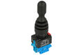 Switch; joystick; LAS0-K-20C21; ON-OFF-ON; 3 positions; bistable; panel mounting; screw; 10A; 500V AC; 2 ways; 22mm; 53mm; IP67; Onpow; RoHS