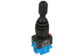Switch; joystick; LAS0-K-20C23; (ON)-OFF-(ON); 3 positions; momentary; panel mounting; screw; 10A; 500V AC; 2 ways; 22mm; 53mm; IP67; Onpow; RoHS
