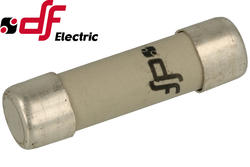 Fuse; fuse; ceramic; 420002; 2A; time lag gG; 500V AC; diam.10x38mm; for socket; DF Electric; RoHS