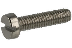 Screw; WSKM35140; M3,5; 14mm; 16,5mm; cylindrical; slotted; brass; Bossard; RoHS
