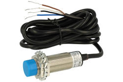 Sensor; inductive; LM18-33016NC-L; NPN; NO/NC; 16mm; 10÷30V; DC; 200mA; cylindrical metal; fi 18mm; 70mm; not flush type; with 2m cable; π pi-El; RoHS