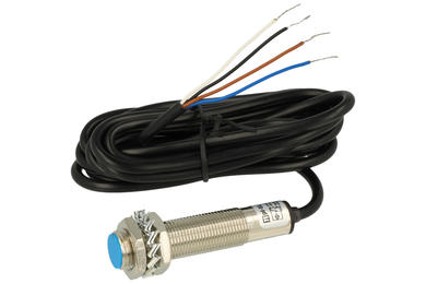 Sensor; inductive; LM12-33004PC-L; PNP; NO/NC; 4mm; 10÷30V; DC; 200mA; cylindrical metal; fi 12mm; 57mm; flush type; with 2m cable; π pi-El; RoHS