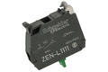Contact block; ZENL1111; 3A; 240V AC; grey; plastic; NO; 22mm panel mount; Schneider Electric; RoHS