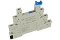 Relay socket; 41F-1Z-C2-5; DIN rail type; grey; Hongfa; RoHS; Compatible with relays: HF41