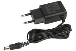 Power Supply; plug; ZSI12V330mA SPS; 12V DC; 330mA; straight 2,5/5,5mm; black