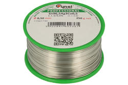 Soldering wire; 0,5mm; reel 0,25kg; SAC305/0,5/0,25; lead-free; Sn96,5Ag3,0Cu0,5; Cynel; wire; 1.1.3/3/3.0%; solder tin
