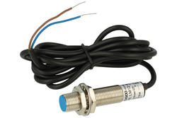 Sensor; inductive; LM12-4002A; two-wire; NO; 2mm; 24÷240V; AC/DC; 300mA; cylindrical metal; fi 12mm; flush type; with 2m cable; Greegoo; RoHS