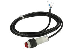 Sensor; photoelectric; SS1/OP-OA; PNP; NO/NC; diffuse type; 0,1m; 10÷30V; DC; 100mA; cylindrical plastic; fi 18mm; with 2m cable; Micro Detectors; RoHS