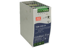 Power Supply; DIN Rail; TDR-240-24; 24V DC; 10A; 240W; 3 phase; Mean Well
