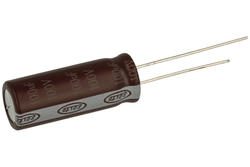 Capacitor; Low Impedance; electrolytic; 100uF; 100V; ED2A101MNN1025E; diam.10x25mm; 5mm; through-hole (THT); bulk; ATE Electronics; RoHS
