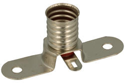 Lampholder; for buble; A-HL-E10; screw; soldered; E10