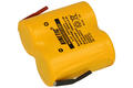 Rechargeable battery; Ni-Cd; N2000SC2BP; 2,4V; 2000mAh; 45x43x22mm; for soldering; 2 pins; Kinetic