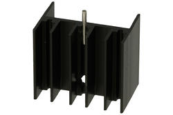 Heatsink; V7142/2-1p; with hole; with solder pin; blackened; 20mm; H; 15K/W; 23mm; 16mm; TriHero
