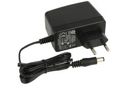 Power Supply; plug; ZSI12V2Aa; 12V DC; 2A; straight 2,5/5,5mm; black; Intertek