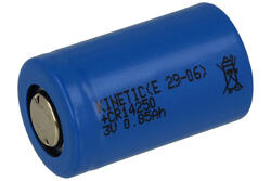 Battery; lithium; CR14250; 3V; 850mAh; fi 14,3x24,5mm; Kinetic; CR14250