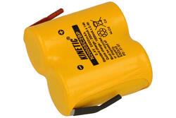 Rechargeable battery; Ni-Cd; N2000SC2BP; 2,4V; 2000mAh; 45x43x22mm; for soldering; 2 pins; Kinetic
