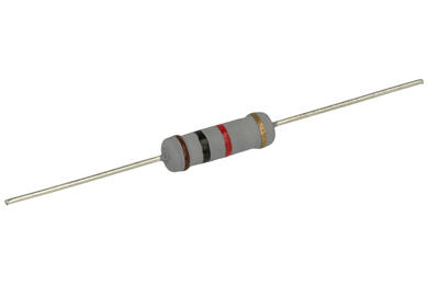 Resistor; metal oxide; R3W5%1k; 3W; 1kohm; 5%; 0617; through-hole (THT); RoHS