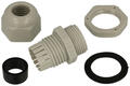 Cable gland; DP13/H; polyamide; IP68; light gray; PG13,5; 8÷12mm; 20,4mm; with PG type thread; Ergom; RoHS
