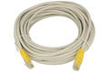 Cable; patchcord; U/UTP; CAT 5e; 10m; gray; RJ45100Go; stranded; Cu; round; PVC; 2x RJ45 plugs