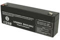 Rechargeable battery; lead-acid; maintenance-free; CS12V-2,3Ah; 12V; 2,3Ah; 179x35x60mm; connector 4,8 mm; CSSB; 0,95kg