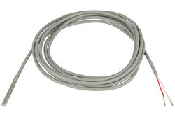 Sensor; temperature; 1-FP-NTC12K-3; with housing; cylindrical metal; thermistor; with 3m cable; fi 6x50mm; 12kOhm; -20÷105°C; Mr Elektronika; RoHS