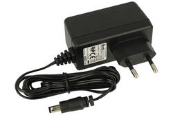 Power Supply; plug; ZSI15V1,2A.; 15V DC; 1,2A; straight 2,5/5,5mm; black; Umec