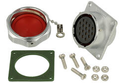 Socket; WY28K16ZZ1; 16 ways; solder; 2,0mm2; 10,5-12,5mm; WY28; for panel with bracket; IP67; 10A; 500V; Weipu; RoHS