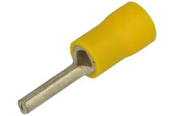 Connector; 2,7; wire pin; insulated; KKY 2,7; yellow; straight; for cable; 4÷6mm2; crimped; 1 way
