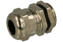 Cable gland; PGF-9 Metal Cable Gland; nickel-plated brass; IP68; PG9; 3÷7mm; 16,0mm; Howo; RoHS