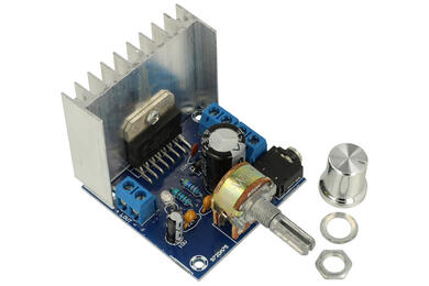 Extension module; audio amplifier; TDA7297-2x15W; 6÷18V; TDA7297; screw; 2x15W; 2 czannels; with potentiometer