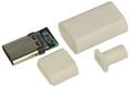 Gniazdo; USB C; USB3.1TYPE-C; USB 2.0; na przewód; proste; lutowany; plastik