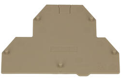 End cover; for DIN rail terminal blocks; DKK2.5NC; grey; Dinkle; RoHS