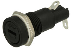 Fuse socket; FH1-B-MW; diam.5x20mm; panel mounted; 10A; 250V AC; RoHS
