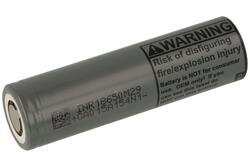 Rechargeable battery; Li-Ion; INR18650 M29; 3,6V; 2850mAh; 18,6x65,2mm; LG; without PCM protection