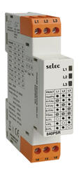 Przekaźnik; zabezpieczający kontroli faz; instalacyjny; 640PSR-CE; 154÷500V; AC; 1 styk przełączny; 5A; 250V AC; na szynę DIN35; Selec; RoHS; CE