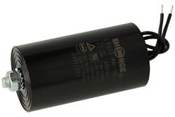 Capacitor; motor; KS 25/450; 25uF; 450V; fi 45x83mm; with cables; screw with a nut; Shenge; RoHS