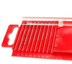 Zestaw wierteł; WDMZ0512; do metalu; 0,50÷1,20mm; 8szt.