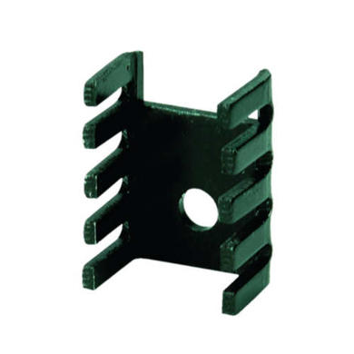 Heatsink; FK231 H; with hole; blackened; 19,1mm; U; 13,5mm; 13mm