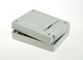 Enclosure; for instruments; G1202G(BC); ABS; 111mm; 82,5mm; 38mm; light gray; with battery compartment; Gainta; RoHS