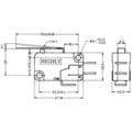 Microswitch; VS15N02-1C; lever; 27,5mm; 1NO+1NC common pin; snap action; conectors 6,3mm; 15A; 250V; Highly; RoHS