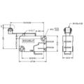 Microswitch; VS15N06-1C; lever with roller; 25mm; 1NO+1NC common pin; snap action; conectors 6,3mm; 15A; 250V; Highly; RoHS