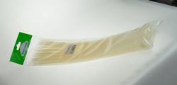 Ties; for cables; HA220; 430mm; 4,8mm; white; 100pcs.; Fasteman