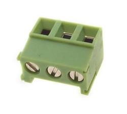 Terminal block; XY303V-03P 3.81mm; 3 ways; R=3,81mm; 9,2mm; 9A; 130V; through hole; straight; lift type; slot screw; screw; horizontal; 0,75mm2; green; Xinya; RoHS