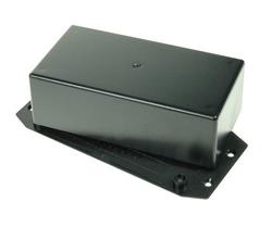 Enclosure; multipurpose; G1022BF; ABS; 156mm; 68mm; 44mm; black; mounting flange; Gainta; RoHS