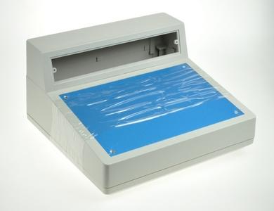 Enclosure; desktop; G1507; ABS; 228mm; 216mm; 126mm; 50mm; light gray; aluminum lid; removable panel; Gainta; RoHS