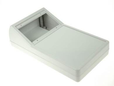 Enclosure; desktop; handheld; G1189G; ABS; 189mm; 104,5mm; 33,2/59mm; light gray; RoHS; Gainta