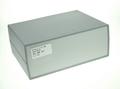 Enclosure; for instruments; desktop; G717; ABS; 225mm; 165mm; 90mm; dark gray; light gray ABS ends; Gainta; RoHS