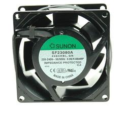 Fan; SF23080A2083HBL; 80x80x38mm; ball bearing; 230V; AC; 14W; 40,7m3/h; 32dB; 70mA; 2400RPM; 2 wires; Sunon; RoHS