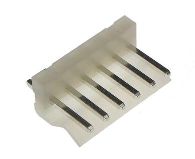 Plug; PWL-06S; 6 ways; straight; 3,96mm; through hole; 6A; 250V; RoHS